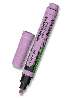 Značkový Centropen Highlighter Flexi Soft 8542 - zvýrazňovač - fialový