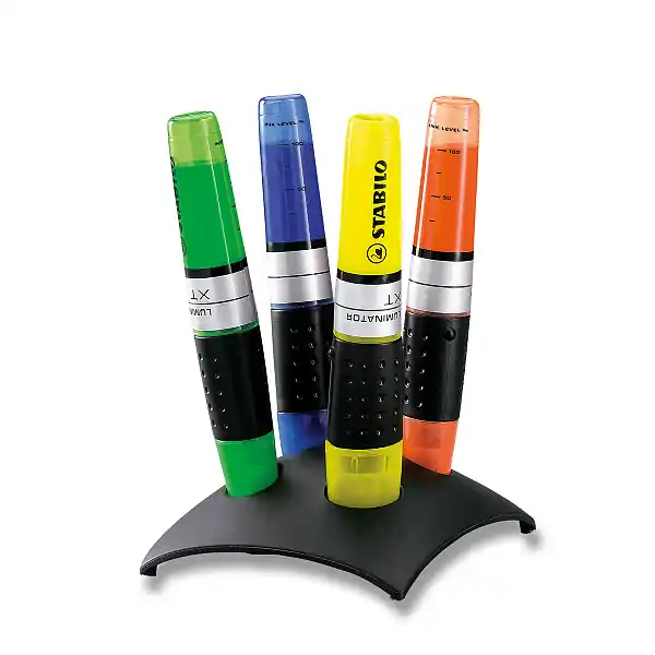 STABILO LUMINATOR - zvýrazňovač - 4 barvy ve stojanu Odeslání Ihned