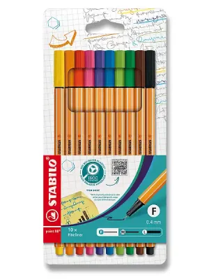 Značkový STABILO® point 88® - liner - 10 barev