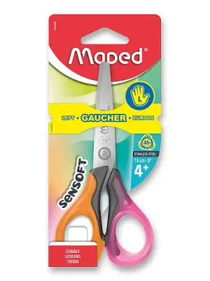 Aktuální Maped SenSoft - nůžky pro leváky, 13 cm - mix barev