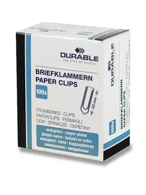 Akční Cena Durable - kancelářské sponky - 32 mm, 100 ks