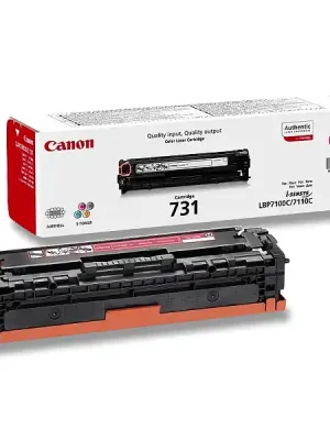 Autentický Canon - toner CRG-731, Magenta (červený) pro laserové tiskárny