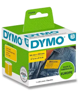 Akční Cena Dymo LW S0722430 - originální papírové štítky - 101 x 54 mm, žluté