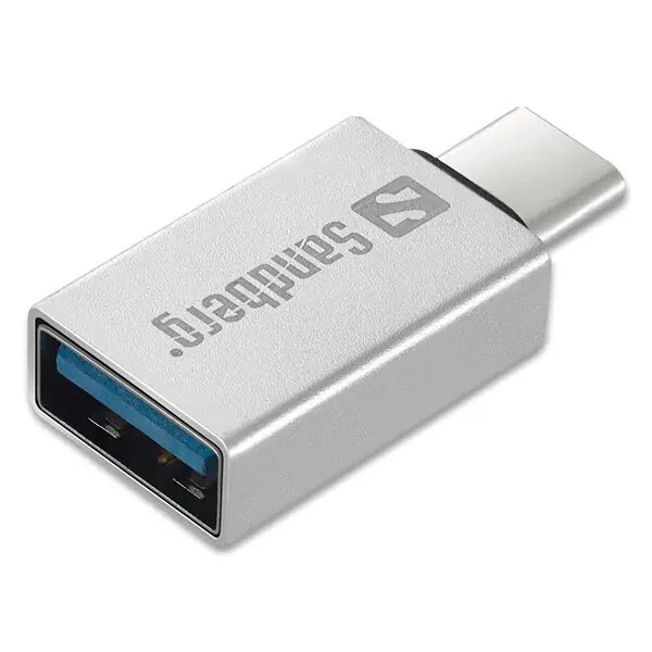 Sandberg - redukce - USB-C / USB-A 3.0 Bezpečná Platba