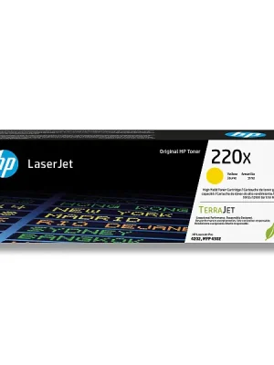 Autentický HP - toner č. 220X, W2202X, yellow (žlutý), 5,5K pro laserové tiskárny