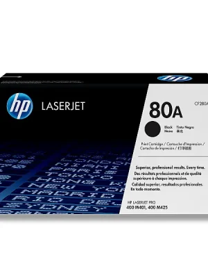 Autentický HP - toner č. 80A, CF280A, black (černý) pro laserové tiskárny