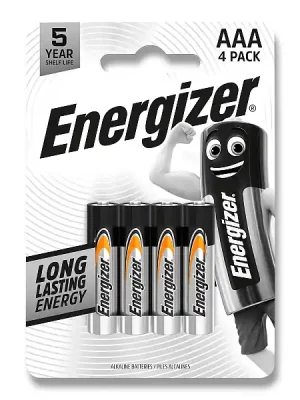 Aktuální Energizer Everyday - alkalická baterie - AAA, 4 ks
