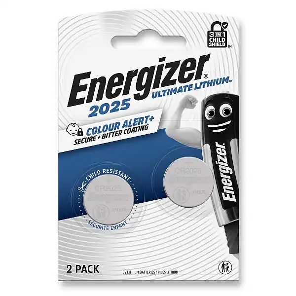 Energizer - lithiová baterie - CR2025, 2 ks Speciální Cena