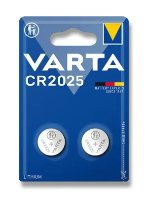 Akce Varta - lithiová baterie - CR 2025, 3 V, 2 ks