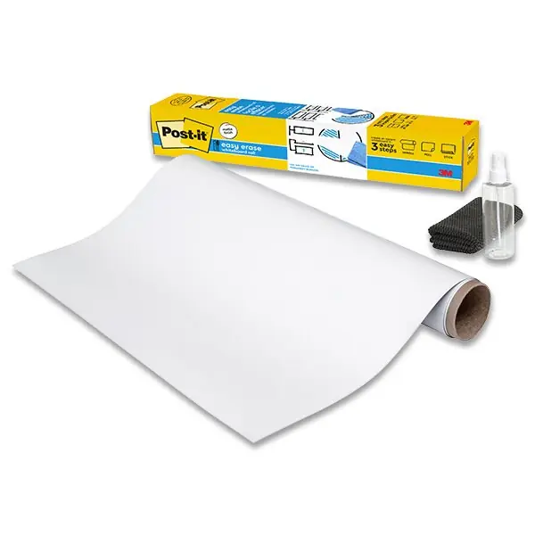 3M Post-it Easy Erase Whiteboard Roll - samolepicí popisovatelná fólie - 91,4 x 121,9 cm Sleva