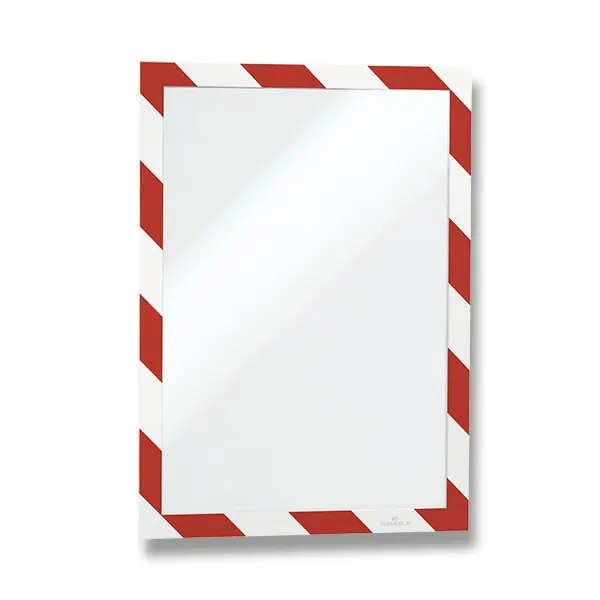 Koupit Online Durable Duraframe® Security A4 - informační rámeček - A4, bíločervený