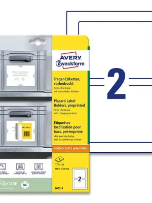 Avery Zweckform - etikety pro průmyslové boxy - 160 x 120 mm, 10 etiket Nejprodávanější