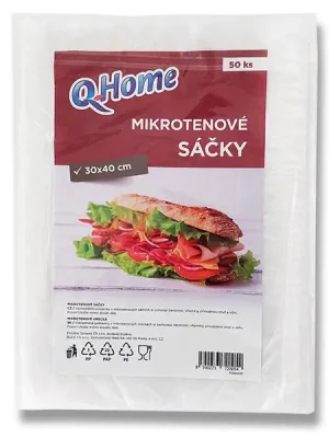 Autentický Q Home - mikrotenové sáčky - 30 × 40 cm