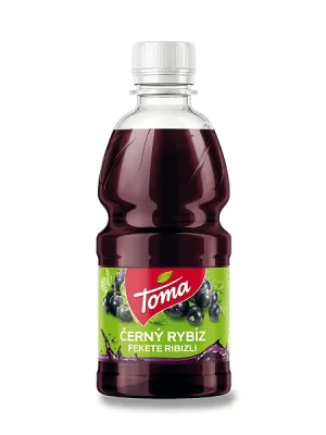 Akční Cena Toma - nektar - Černý rybíz 25%, 12 × 0,33 l