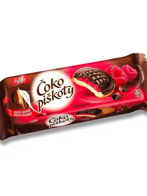 Akční Nabídka Figaro - čokopiškoty s malinovou náplní, 147 g