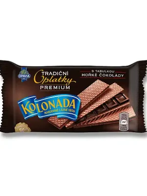 Akční Cena Opavia Kolonáda - oplatky s tabulkou hořké čokolády, 92 g