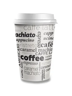 Autentický Coffee to go - papírové kelímky - 0,4 l, 50 ks