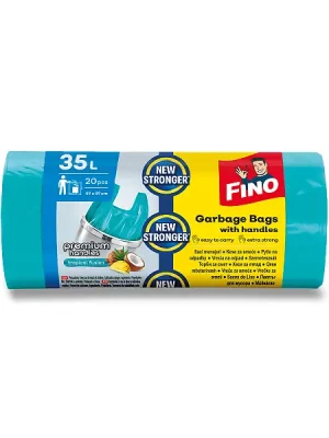 Akce Fino Premium Aromatic - pytle na odpadky - s uchy, 35 l, 490 x 590 mm, 20 ks