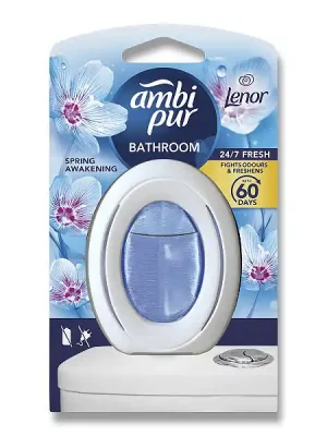 Ambi Pur Bathroom - osvěžovač vzduchu do koupelny - Spring Awakening, 8 ml Akční Nabídka
