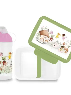 Akční Nabídka Zdravá lahev 0,5 l a Zdravá sváča - Pohádkové víly, set