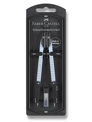 Autentický Faber-Castell Quick Set - kružítko - sky blue