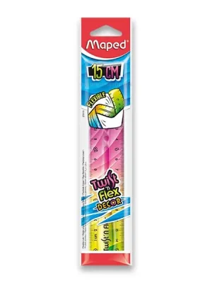 Akční Nabídka Maped Twint´n Flex - pravítko - duhové, 15 cm, mix barev