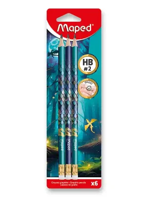 Aktuální Maped Dragon - grafitová tužka - 6 ks, tvrdost HB