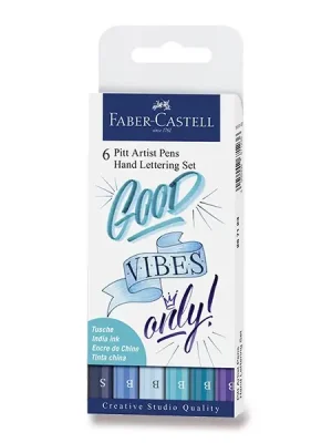 Aktuální Faber-Castell Pitt Artist Pen Hand Lettering - popisovače - 6 kusů