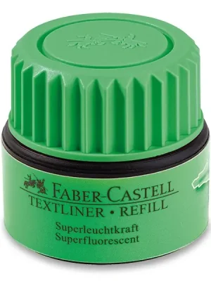 Akční Cena Faber-Castell Texliner 1549 - náplň - 30 ml, zelená