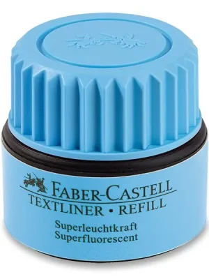 Akce Faber-Castell Texliner 1549 - náplň - 30 ml, modrá
