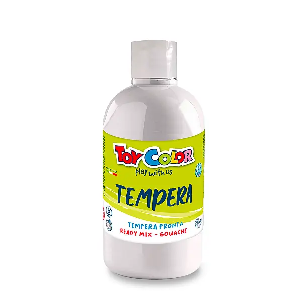 Toy Color Ready Tempera - temperová barva - 500 ml, bílá Odeslání Ihned