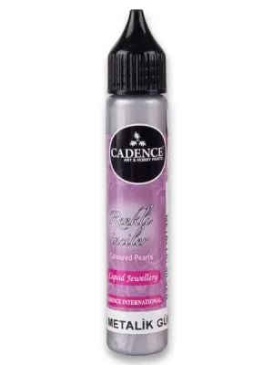Značkový Cadence - tekuté perly - 25 ml, stříbrná