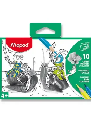 Autentický Maped - pohlednice s předlohou - mix motivů