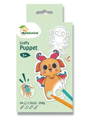Akce Avenue Mandarine Graffy Puppet - omalovánky - Pohádková zvířátka