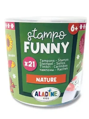 Aladine Stampo Funny - razítka - 21 ks, Příroda Sleva