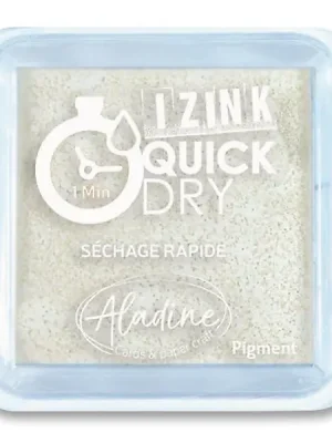 Aladine Izink Quick Dry - razítkovací polštářek - bílá Sleva