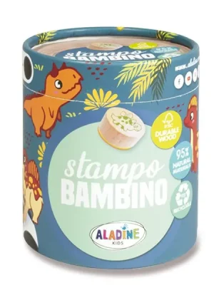 Aladine Stampo Bambino - razítka - 8 ks, Dinosauři Sezónní Sleva