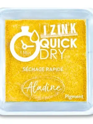 Aladine Izink Quick Dry - razítkovací polštářek - žlutá Nejprodávanější