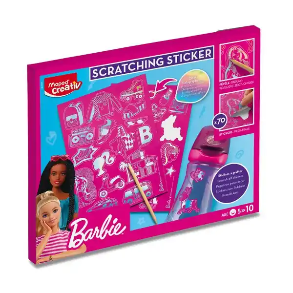 Výprodej Maped Creativ Barbie Scratching Sticker - kreativní sada