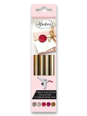 Aladine - pečetní vosk - 4 ks, zlatý Akční Nabídka