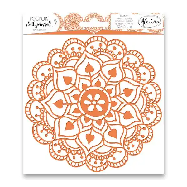 Aladine - plastová šablona - Mandala - 15 x 15 cm Kup Teď