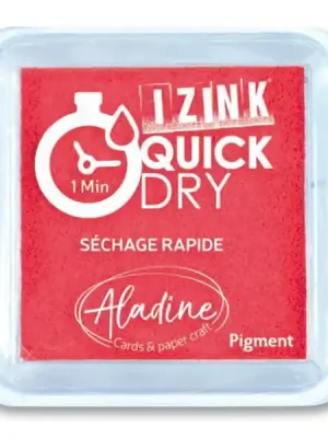 Aladine Izink Quick Dry - razítkovací polštářek - červená Akční Nabídka