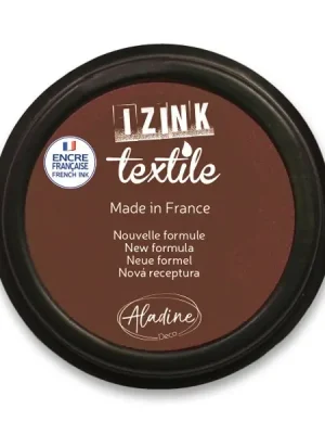 Akce Aladine Izink Textile - razítkovací polštářek - hnědá
