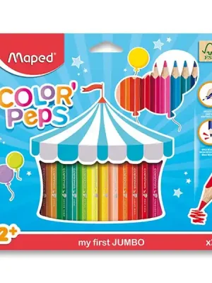Akce Maped Color‘Peps Jumbo - pastelky - 24 barev, trojhranné