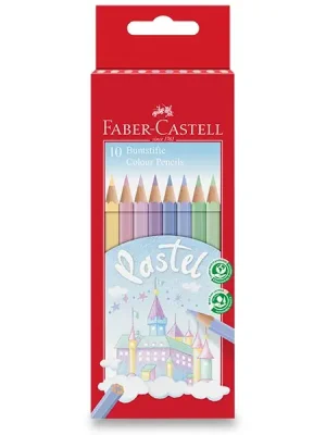 Autentický Faber-Castell Pastel - pastelky - 10 barev