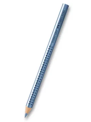 Značkový Faber-Castell Colour Grip Jumbo Metallic - pastelka - modrá