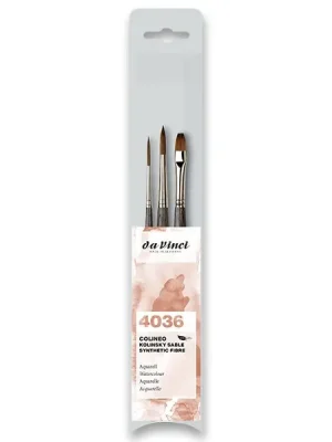 Akční Cena da Vinci Colineo Synthetics - sada štětců - 3 ks, souprava