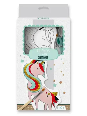 Autentický Avenue Mandarine Friends to Paint - kreativní sada - jednorožec Simone