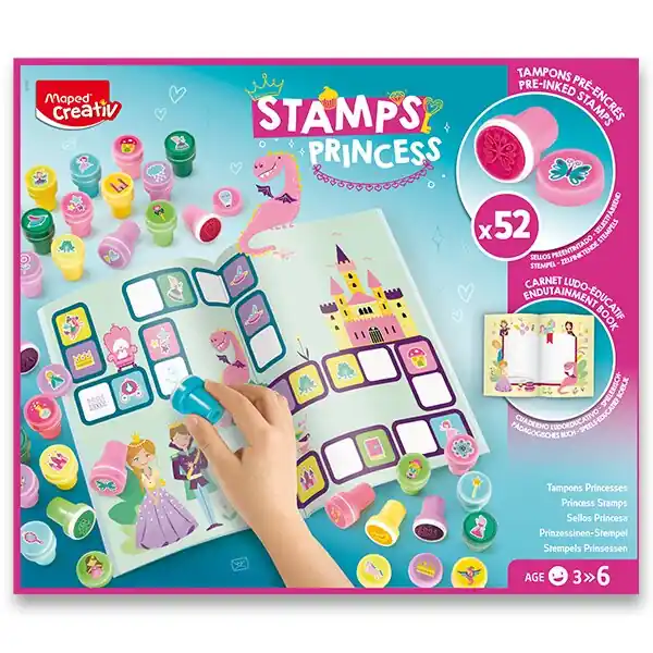 Maped Creativ Stamps Princess - kreativní sada - 52 ks razítek Výhodná Nabídka