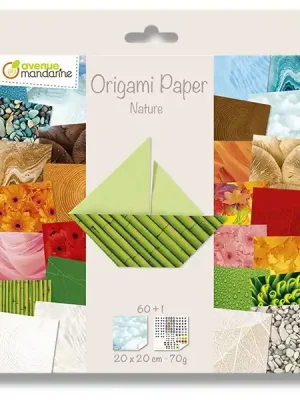 Avenue Mandarine Origami Příroda - sada papírů - 60 listů Sleva